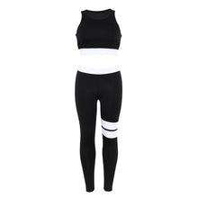 Load image into Gallery viewer, Women Tracksuit,Yoga Set , Jogging T-shirt Leggings Sports Suit Gym