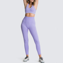 Load image into Gallery viewer, Seamless Gym Set ,Sportswear 2 Piece Exercise Leggings,Sports Bras, Yoga Sets