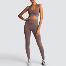 Load image into Gallery viewer, Seamless Gym Set ,Sportswear 2 Piece Exercise Leggings,Sports Bras, Yoga Sets