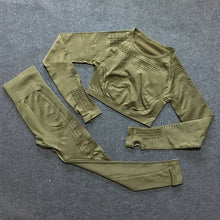 Load image into Gallery viewer, gym set workout clothes, leggings, yoga 2 piece set