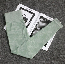 Load image into Gallery viewer, 2 PCS Camouflage Yoga Set, Sports Wear ,Gym Fitness , Leggings