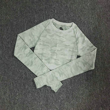 Load image into Gallery viewer, 2 PCS Camouflage Yoga Set, Sports Wear ,Gym Fitness , Leggings