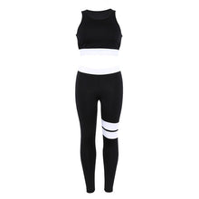 Load image into Gallery viewer, Women Tracksuit,Yoga Set , Jogging T-shirt Leggings Sports Suit Gym