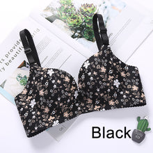 Load image into Gallery viewer, Adjustable bra, Shoulder Strap Without Steel Support Printed Bra