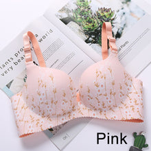 Load image into Gallery viewer, Adjustable bra, Shoulder Strap Without Steel Support Printed Bra