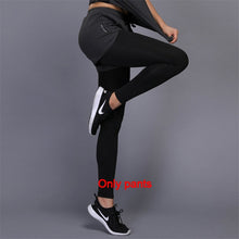 Load image into Gallery viewer, sportswear Yoga Set, Fitness Gym Clothes , Tennis Shirt+Pants ,Yoga Leggings