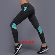 Load image into Gallery viewer, sportswear Yoga Set, Fitness Gym Clothes , Tennis Shirt+Pants ,Yoga Leggings