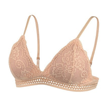 Load image into Gallery viewer, Seamless Deep V Lace Bras For Women, Wireless Push Up Bra ,Thin Comfort Underwear Sexy Lingerie, French Style Bralette