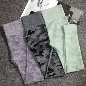 2 PCS Camouflage Yoga Set, Sports Wear ,Gym Fitness , Leggings