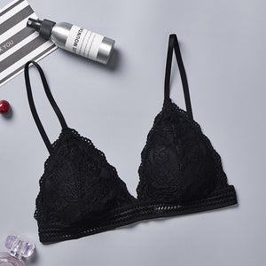 Deep V Lace Bras For Women, Wireless Push Up Bra, Sexy Lingerie