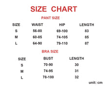 Load image into Gallery viewer, 2 Piece Set Workout Clothes for Women Sports Bra and Leggings Set  Yoga Set
