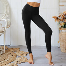 Load image into Gallery viewer, Fitness Leggings ,Soft Nylon Plain Sport Tights Pants
