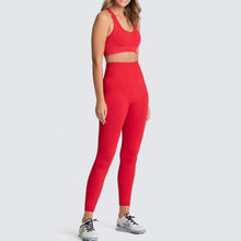 Load image into Gallery viewer, Seamless Gym Set ,Sportswear 2 Piece Exercise Leggings,Sports Bras, Yoga Sets
