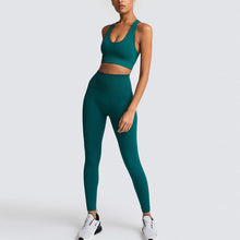 Load image into Gallery viewer, Seamless Gym Set ,Sportswear 2 Piece Exercise Leggings,Sports Bras, Yoga Sets
