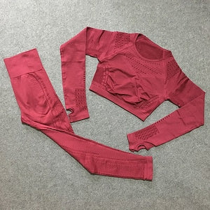 gym set workout clothes, leggings, yoga 2 piece set