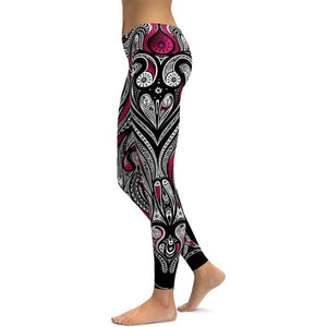 Print Yoga Pants, Fitness Leggings , Sexy Push Up Gym Wear, Elastic Slim Pants