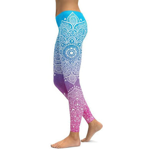 Print Yoga Pants, Fitness Leggings , Sexy Push Up Gym Wear, Elastic Slim Pants