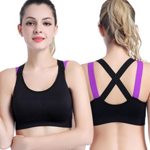 Load image into Gallery viewer, Sexy Sports Bra, Fitness Women Push up, Cross Straps Yoga and Gym Wear
