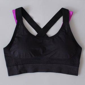 Sexy Sports Bra, Fitness Women Push up, Cross Straps Yoga and Gym Wear