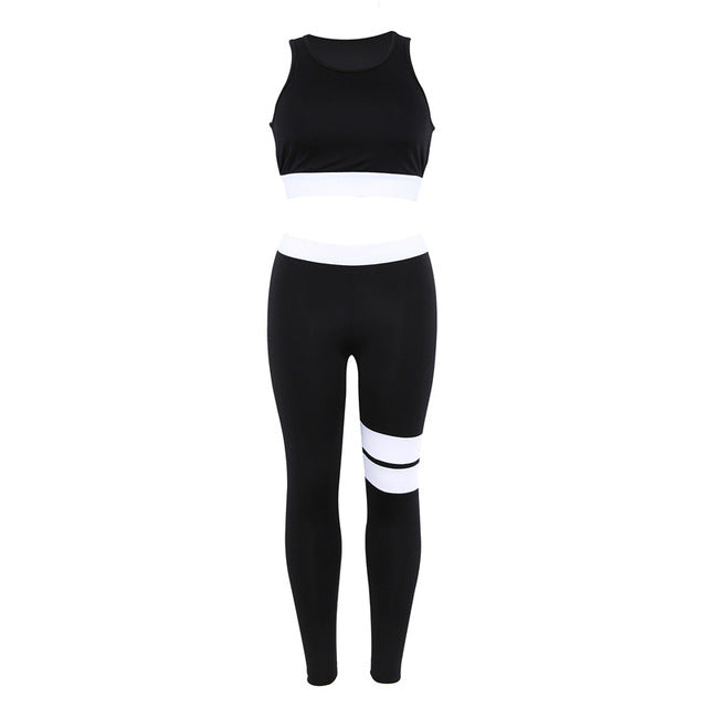 Women Tracksuit,Yoga Set , Jogging T-shirt Leggings Sports Suit Gym