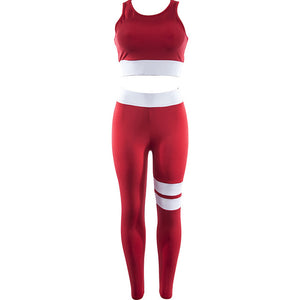 Women Tracksuit,Yoga Set , Jogging T-shirt Leggings Sports Suit Gym