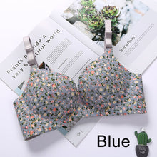 Load image into Gallery viewer, Adjustable bra, Shoulder Strap  Without Steel Support Printed Bra
