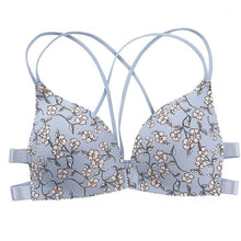 Load image into Gallery viewer, Adjustable bra, Shoulder Strap  Without Steel Support Printed Bra
