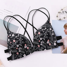 Load image into Gallery viewer, Adjustable bra, Shoulder Strap  Without Steel Support Printed Bra
