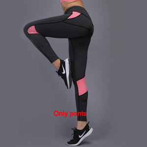 sportswear Yoga Set, Fitness Gym Clothes , Tennis Shirt+Pants ,Yoga Leggings